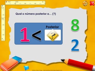 Qual o número posterior a… (?)




                                        Posterior




            Partilhar Ombro Amigo – http://partilharombroamigo.blogspot.com
 