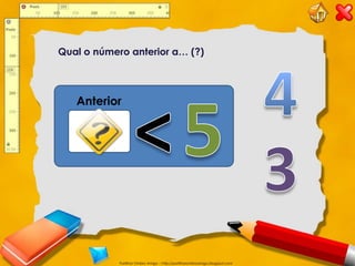 Qual o número anterior a… (?)




   Anterior




            Partilhar Ombro Amigo – http://partilharombroamigo.blogspot.com
 