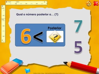 Qual o número posterior a… (?)




                                        Posterior




            Partilhar Ombro Amigo – http://partilharombroamigo.blogspot.com
 
