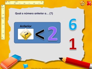 Qual o número anterior a… (?)




   Anterior




            Partilhar Ombro Amigo – http://partilharombroamigo.blogspot.com
 