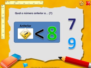 Qual o número anterior a… (?)




   Anterior




            Partilhar Ombro Amigo – http://partilharombroamigo.blogspot.com
 