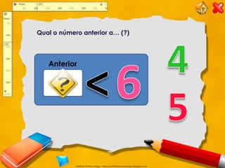 Qual o número anterior a… (?)




   Anterior




            Partilhar Ombro Amigo – http://partilharombroamigo.blogspot.com
 