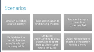 Microsoft Azure
Scenarios
 