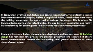 Bring Buildings to Life with Detailed 3D Building Design | PDF