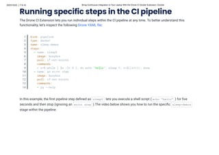 Bring Continuous Integration to Your Laptop With the Drone CI Docker ...