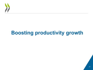 21
Boosting productivity growth
 