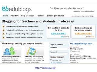 http://edublogs.org/   
