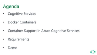 Bringing AI to the edge on-premises Azure Cognitive Services using ...