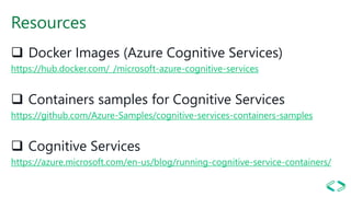 Bringing AI to the edge on-premises Azure Cognitive Services using ...