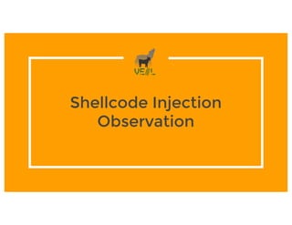 Shellcode Injection
Observation
 