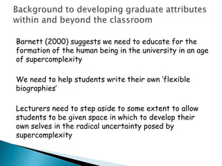 Supercomplexity Bringing education to geography | PPTX