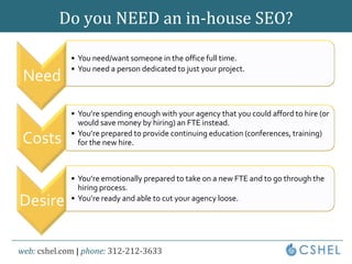 Do you NEED an in-house SEO?