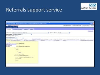 Referrals support service
 