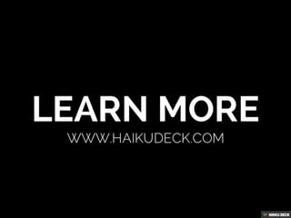 Bringing More Beauty to Presentations