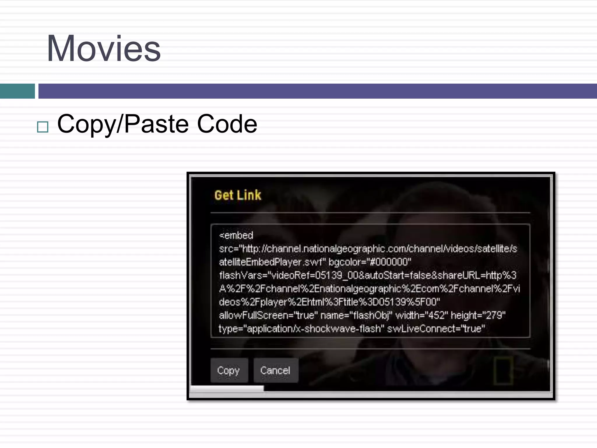 MoviesCopy/Paste Code