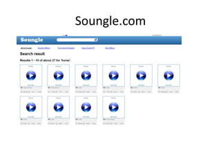 Soungle.com

 
