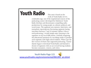 Youth Radio Page 115
www.youthradio.org/environmental/061205_air.shtml

 