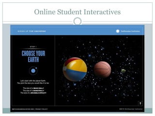 Online Student Interactives
 