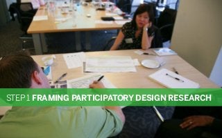 STEP 1 FRAMING PARTICIPATORY DESIGN RESEARCH

 