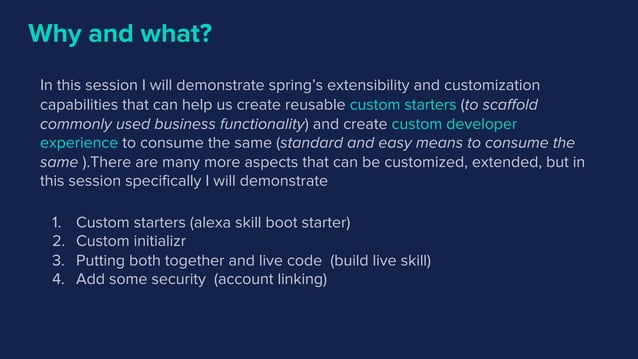 Make Spring Home (Spring Customization and Extensibility) | PPT