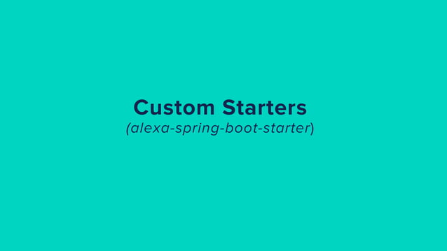 Make Spring Home (Spring Customization and Extensibility) | PPT