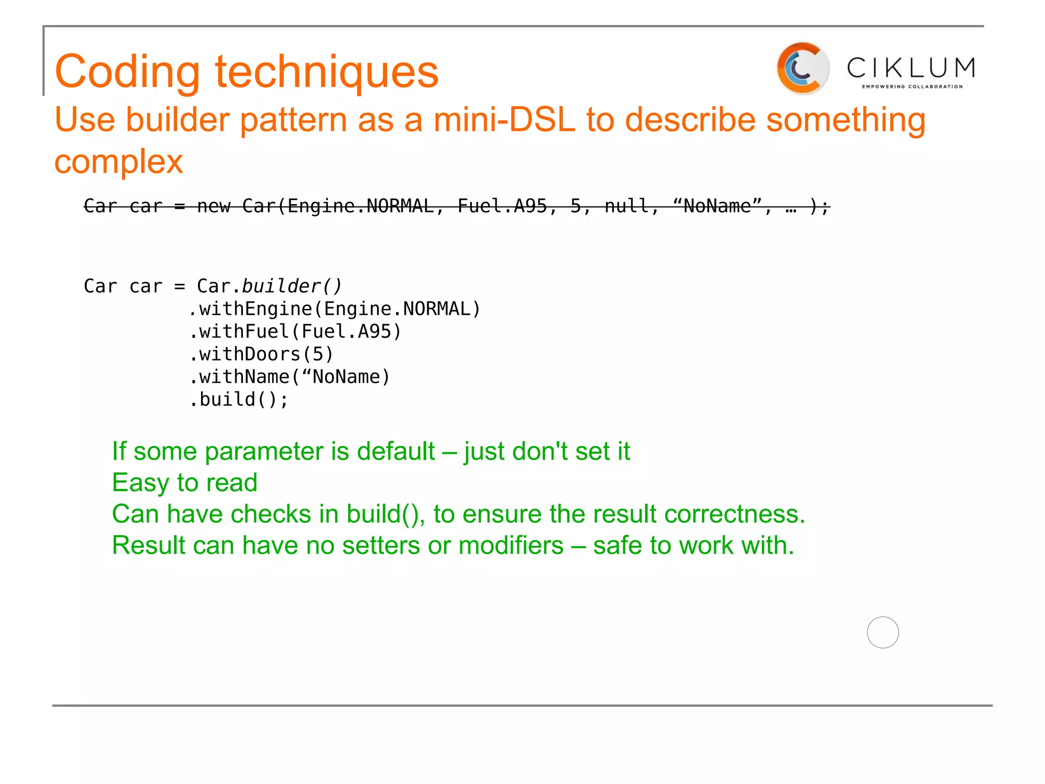 Marks methods under test. 