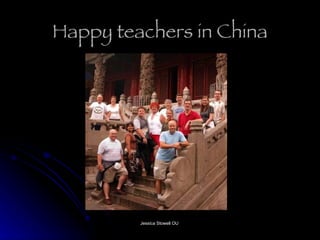 Happy teachers in China 