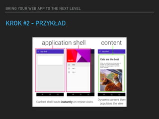 BRING YOUR WEB APP TO THE NEXT LEVEL
KROK #2 - PRZYKŁAD
 