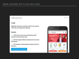 BRING YOUR WEB APP TO THE NEXT LEVEL
 