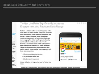 BRING YOUR WEB APP TO THE NEXT LEVEL
 
