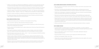 23
22
• Estimule o uso do braile, que é importante para alfabetização, mas lembre-se que nem toda pessoa cega sabe
ler e escrever em braile. Portanto, ofereça soluções que sejam efetivas para a participação de cada pessoa.
• Antes de começar uma atividade, faça um passeio com a pessoa com deficiência visual pelo local, descreva
o ambiente com detalhes e diga quem são as pessoas que estão por ali, para que ela conheça o espaço.
• Quando for explicar um caminho nunca use indicações como “aqui” e “ali”. Seja claro e use expressões de
direção como “direita”, “esquerda”, “frente”, etc. Também procure ser específico em relação às distâncias.
• Quando for conduzir uma pessoa com deficiência visual não a puxe pelo braço, ofereça o seu braço.
• Se a pessoa usar cão-guia, não o distraia quando estiver com a guia. Ele ajuda na autonomia da pessoa
cega, e qualquer distração pode trazer riscos para a pessoa.
Dicas sobre deficiência física
• Os locais das brincadeiras devem ser acessíveis, livres de quaisquer barreiras físicas.
• Nunca movimente a cadeira de rodas sem pedir permissão para a pessoa.
• Olho no olho na hora de conversar. Em conversas mais longas com pessoas em cadeira de rodas, procure
sentar e ficar na mesma altura que a pessoa.
• Quando a pessoa tiver dificuldade em tocar a cadeira, lembre-se de virá-la para que fique de frente para a
roda de conversas.
• Se for ajudar uma pessoa em cadeira de rodas a subir ou descer um degrau, a dica é subir de frente e
descer com a pessoa de costas, para que esteja sempre com a coluna apoiada no encosto da cadeira.
• Não tenha receio em usar termos como “correr”, “andar”, “ir a pé”, etc. As pessoas com deficiência também
usam esses verbos normalmente no seu dia a dia.
• Sempre que não conseguir compreender o que a pessoa falou, pergunte. Algumas deficiências, como
paralisia cerebral ou aquelas provocadas por doenças degenerativas (Escleroses, Distrofias, etc.) podem
gerar dificuldade na fala. No entanto, não afetam o seu raciocínio e a sua capacidade de entendimento. Se
necessário, peça que repita.
• Respeite os recursos que as pessoas utilizam para locomover-se. Não fique apoiado ou pendure bolsas e
sacolas em cadeira de rodas. E, no caso de muletas, jamais as retire do lugar sem avisar o seu dono.
Dicas sobre surdocegueira e deficiência múltipla
• Além das deficiências apontadas, existe a deficiência múltipla, que envolve a associação de duas
ou mais deficiências.
• Para lidar com uma pessoa que tenha deficiência múltipla, observe-a, verifique qual sua forma de
comunicação, avalie possibilidades de eliminar as barreiras e pergunte qual é a melhor forma de ajudá-la.
• Também tem a surdocegueira, considerada uma deficiência única, pois a soma dos recursos para pessoas
surdas e para pessoas cegas não atende as suas necessidades.
• Para lidar com uma pessoa surdocega primeiro identifique o nível da deficiência, pois a pessoa pode
enxergar pouco e não ouvir nada, ouvir um pouco e não enxergar nada, ou não enxergar nem ouvir nada.
• Depois identifique a sua forma de comunicação, que é bastante particular. Alguns se comunicam por meio
de Libras tátil, outros tocando o rosto do interlocutor (método Tadoma), outros são oralizados e escutam
com o uso de um aparelho, etc. Se for necessário, pergunte como se comunicar ao seu guia-intérprete ou
acompanhante, quando houver.
• Utilize recursos táteis e estimule a leitura e escrita em braile para aprenderem as letras e as palavras.
Dicas sobre autismo
• O autismo também é considerado pela lei como deficiência. Considerado um transtorno global de
desenvolvimento, o transtorno do espectro autista é caracterizado por alterações significativas que afetam
a comunicação, a interação social e o comportamento.
• Procure e tente manter o contato visual e estimular a comunicação, respeitando o tempo de
desenvolvimento de cada um.
• Proponha atividade inclusivas com toda a turma e organize as brincadeiras entre o grupo.
• Use sempre uma linguagem simples, clara e firme.
• Utilize todos os recursos disponíveis nas orientações das brincadeiras: dicas visuais, gestos, livros, músicas,
e se for necessário: tablets e computadores.
 