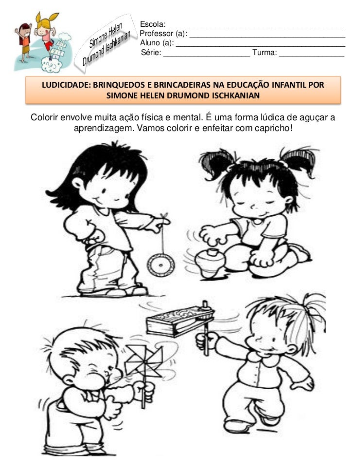 Exemplos de brincadeiras lúdicas na educação infantil Exemplos de brincadeiras lúdicas na educação infantil