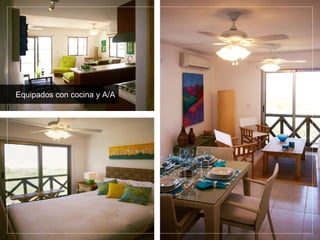 Equipados con cocina y A/A