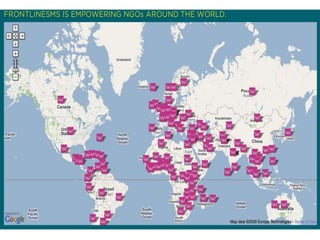 FrontlineSMSCreate and manage all of your SMS-related contact groupsSend and receive messages via special on-screen consolesProvides incoming and outgoing message history for each contactEngage with your contact groups - run surveys, via the SurveyManagerRun your own text-based information service via the automated ReplyManagerExport data to Excel and other programsNo need to be on-line - works on any GSM network via your own PC or laptop