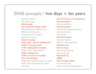 Brisbane 2048 (by Design Futures Seminar Group)