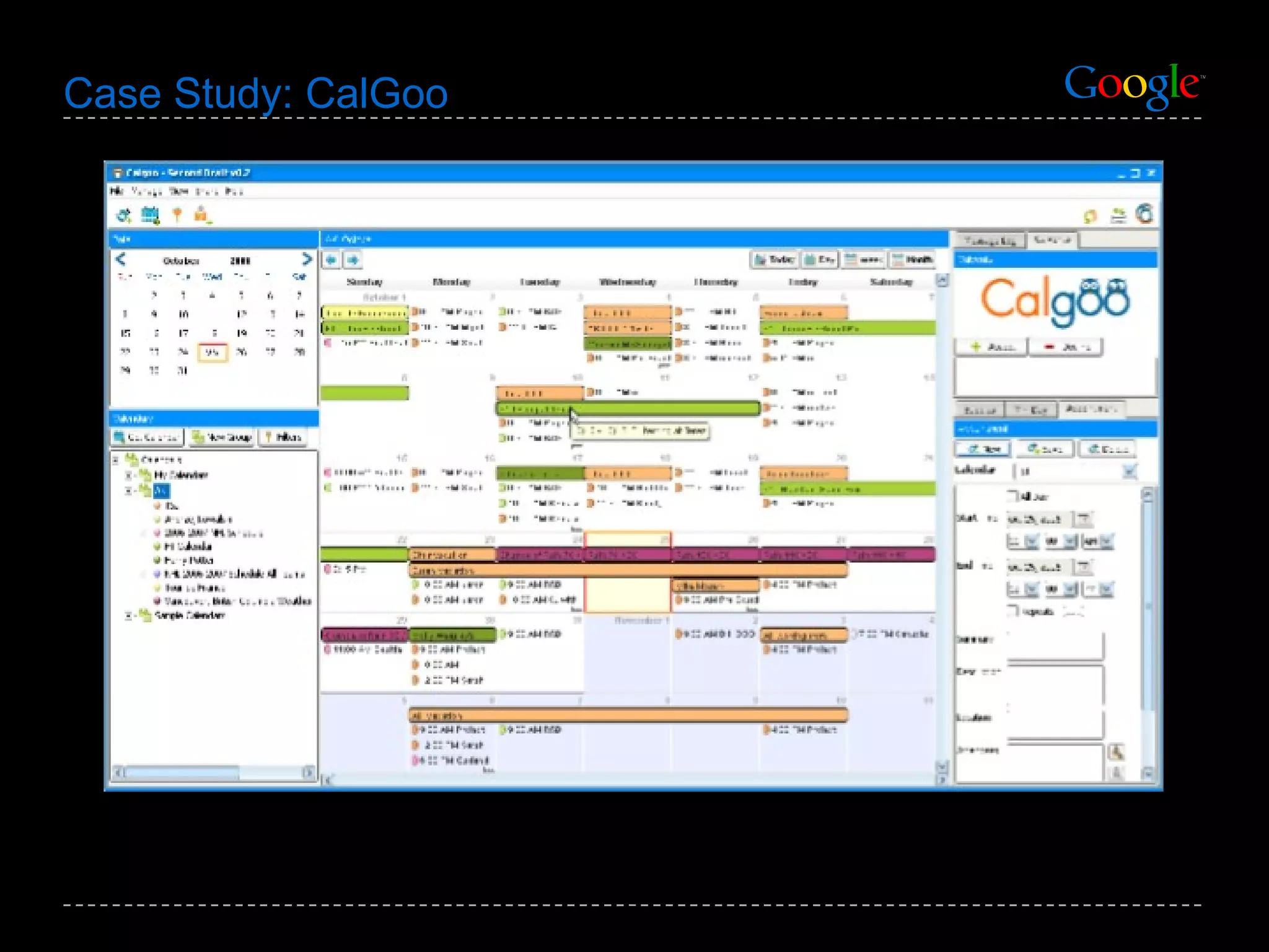 Case Study: CalGoo 
