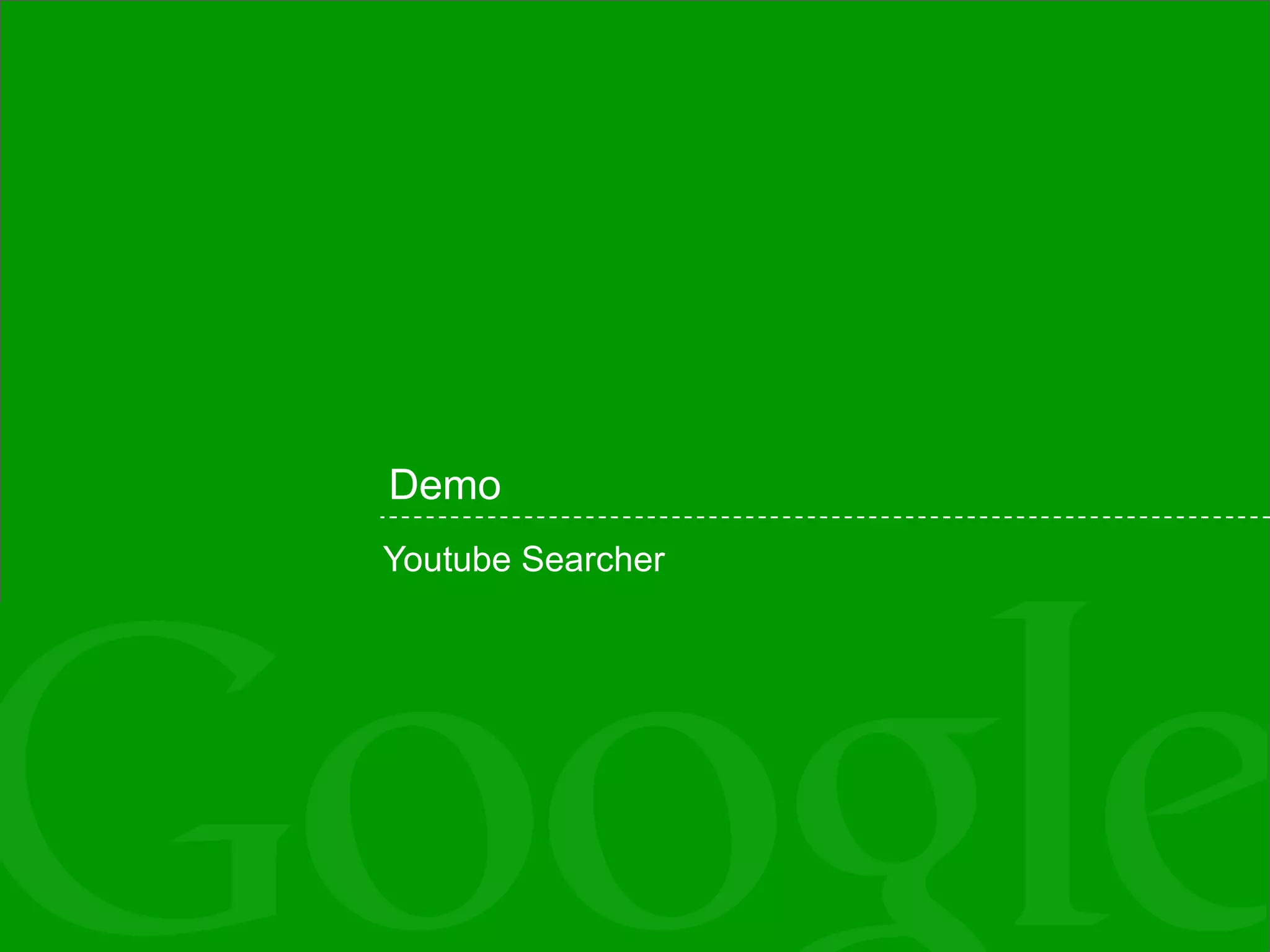 Demo Youtube Searcher 