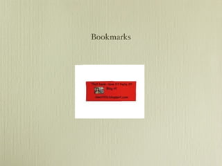 Bookmarks 