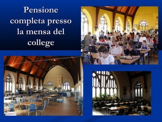 PensionePensione
completa pressocompleta presso
la mensa della mensa del
collegecollege
 