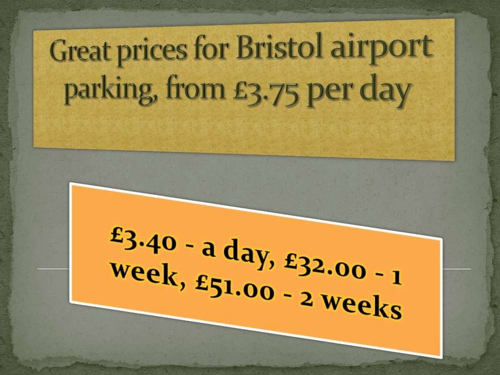 Bristol airport parking promo code