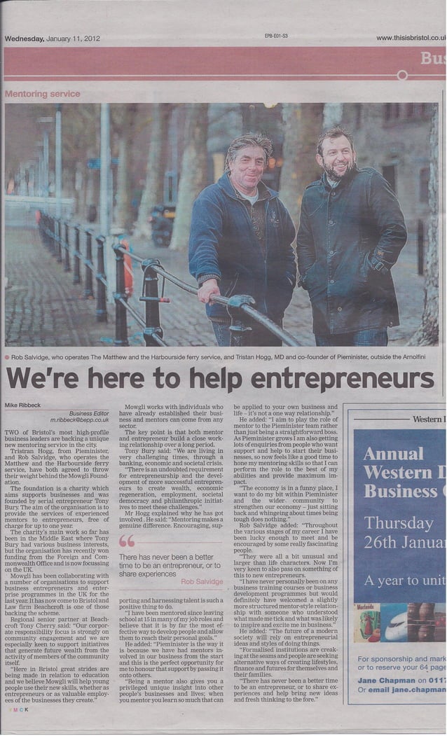 Mowgli UK in Bristol Evening Post PDF