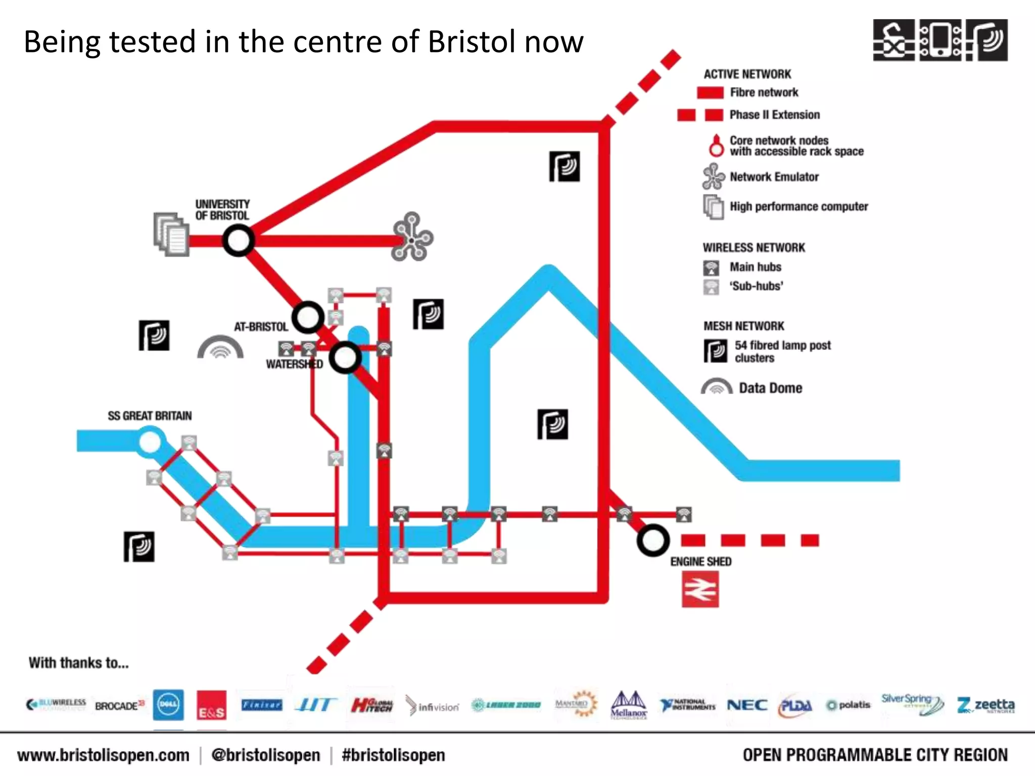 Being tested in the centre of Bristol now
 