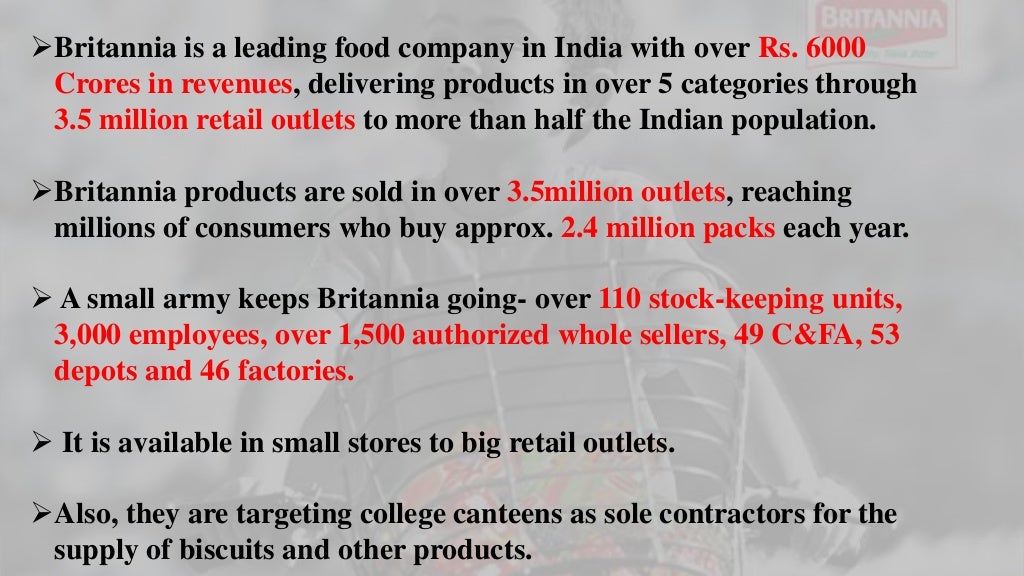 A market analysis of britannia industries marketing essay 07 image