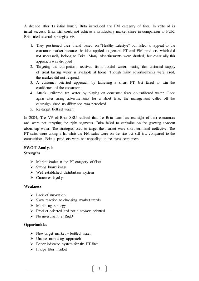 Brita case study ppt image