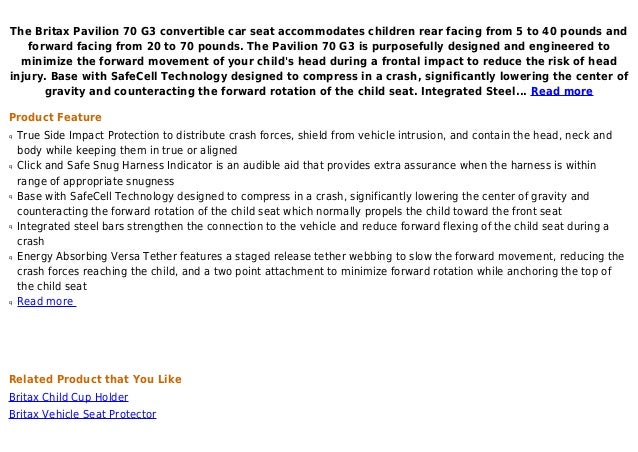 britax pavilion 70