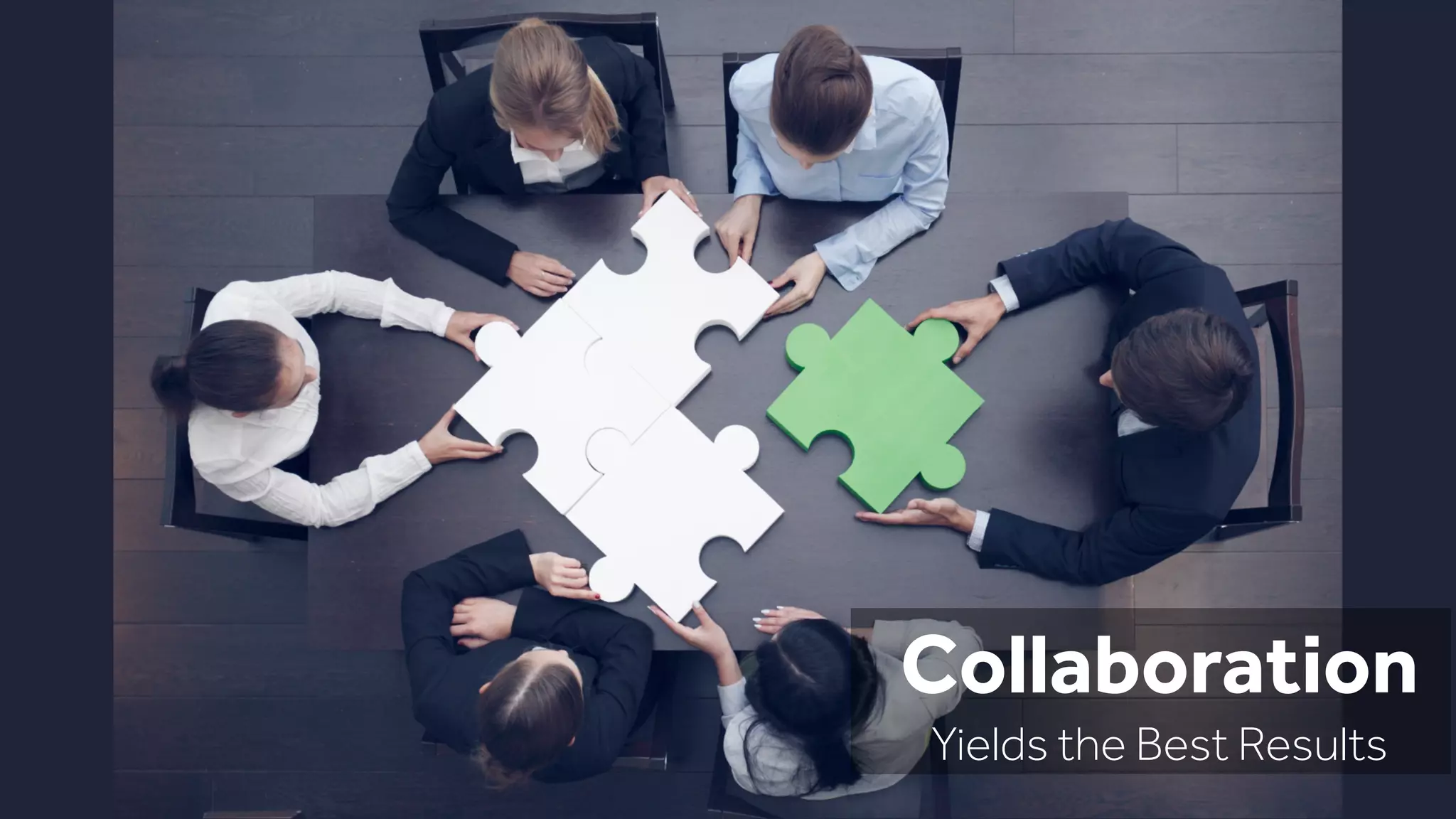 Collaboration
Yields the Best Results
 