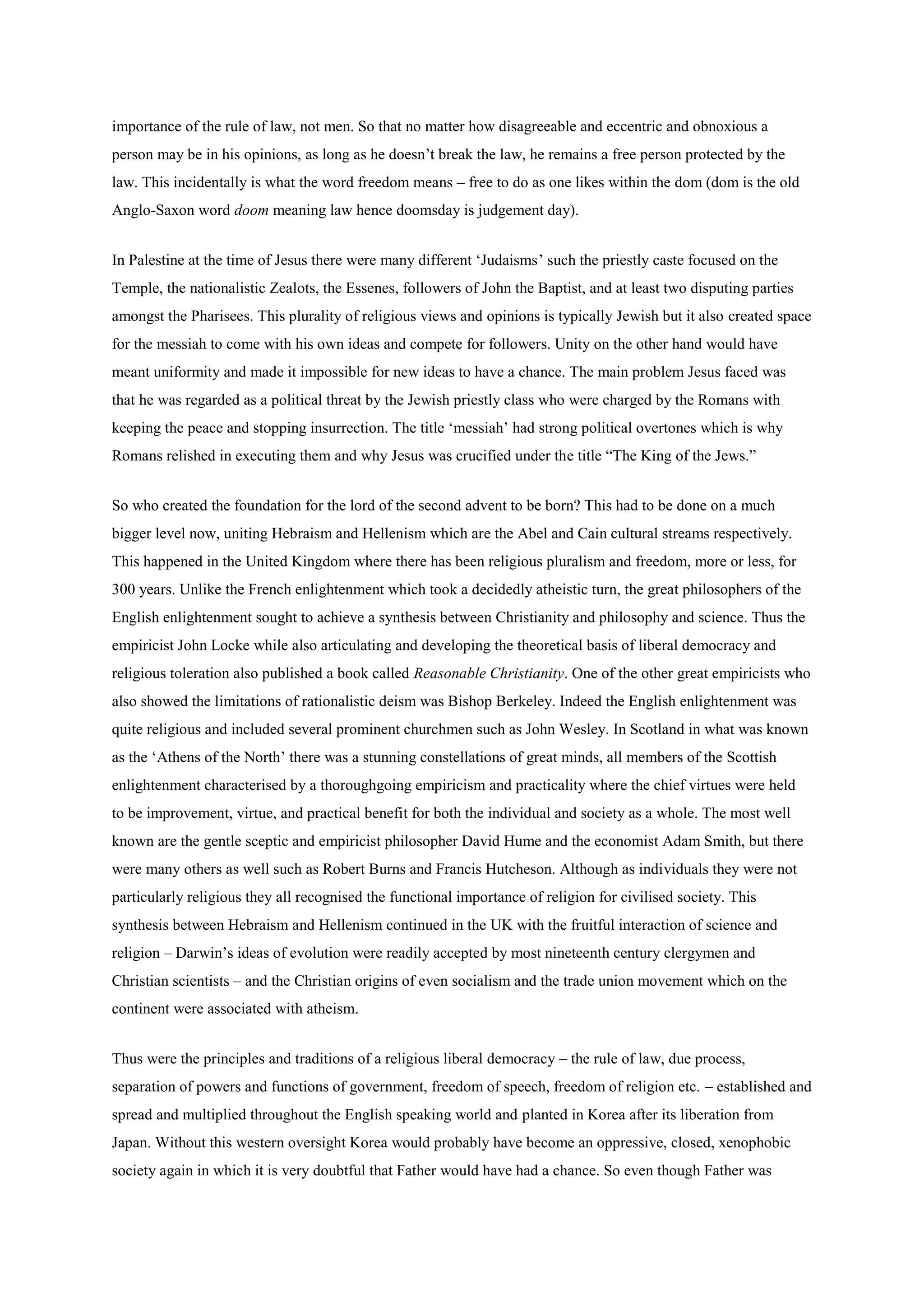 Britain and Korea in the providence