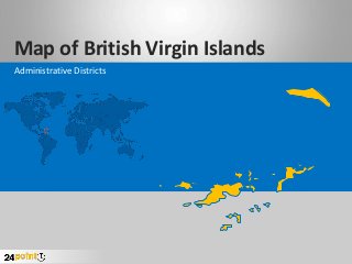 Map of British Virgin Islands
Administrative Districts
 