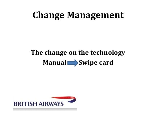 Change management british airways