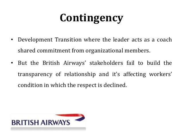 Change management british airways